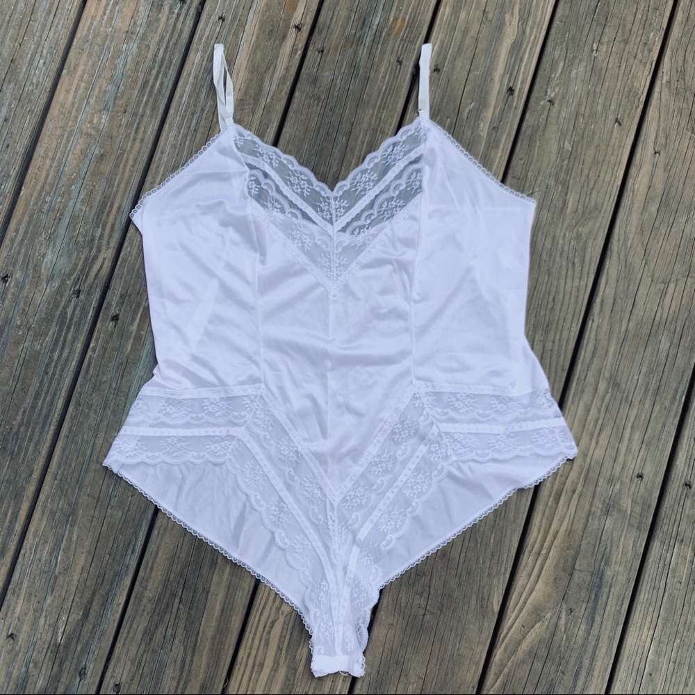 Vintage 80s Milco of NY Bodysuit Negligée - Picture 2 of 8